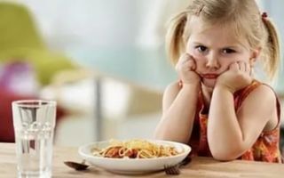 Diet after poisoning in children