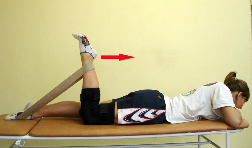 Основная программа лечебно-мобилизационных мероприятий при травме коленна
